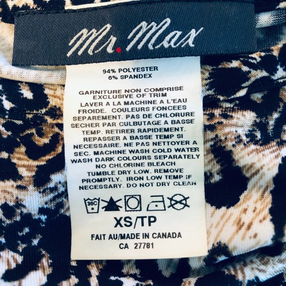 Mr. Max Leopard print tunic XS - Picture 8 of 8